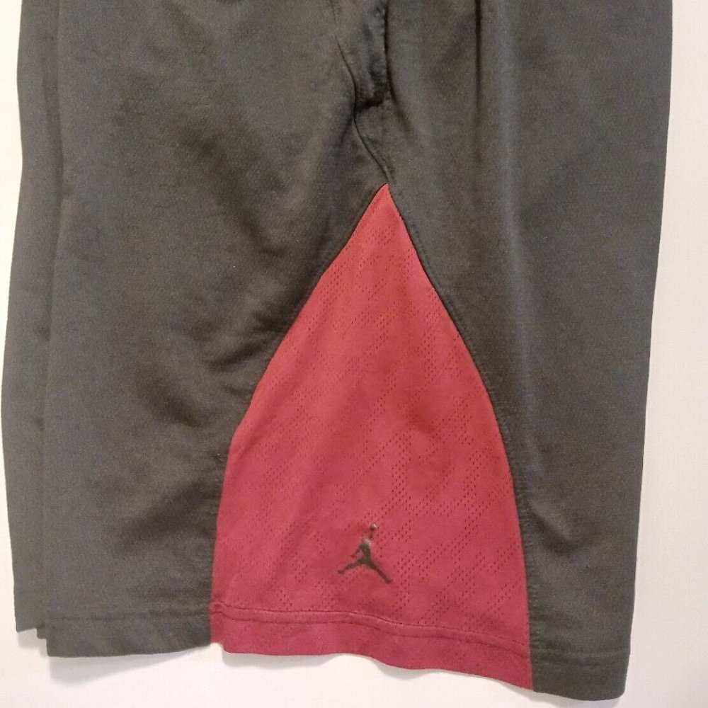 Jordan (Basketball) Shorts-(Red/Black)-(Size L)-(Pre-owned)-$30.00 - Picture 1 of 4